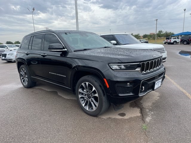 Used 2022 Jeep Grand Cherokee Overland with VIN 1C4RJHDG7N8606981 for sale in Clinton, OK