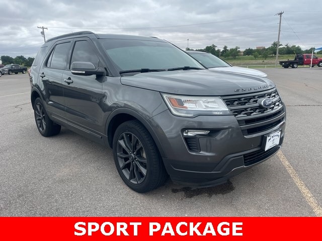 Used 2019 Ford Explorer XLT with VIN 1FM5K8DHXKGA88687 for sale in Clinton, OK