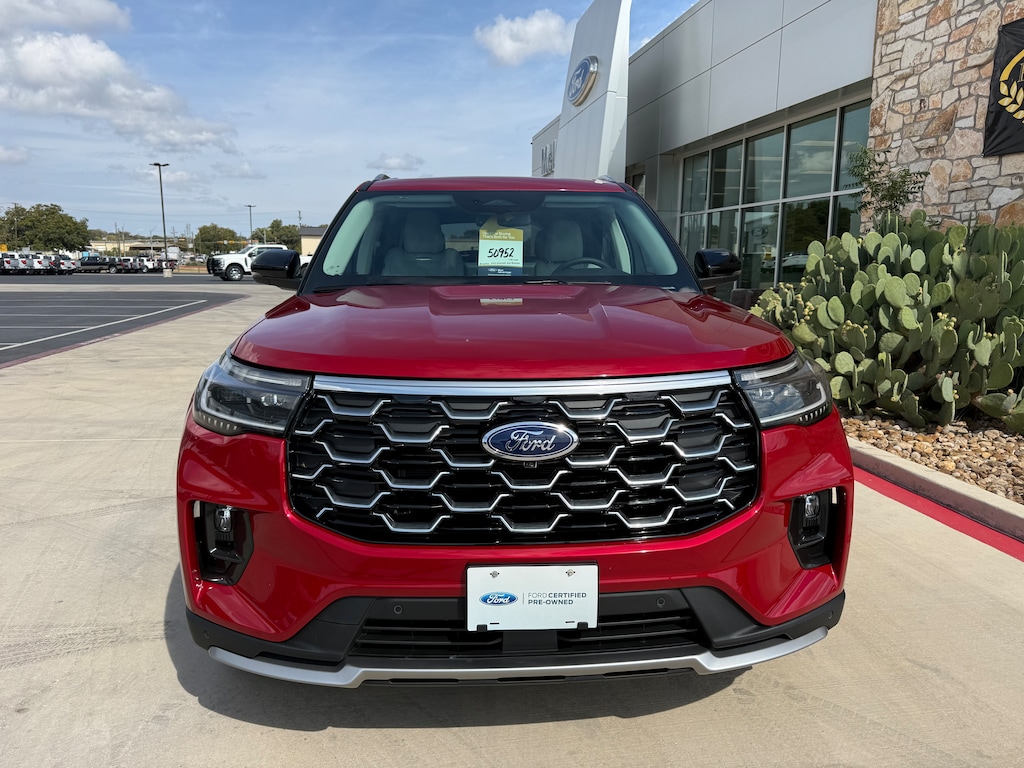 Certified 2025 Ford Explorer Platinum SUV