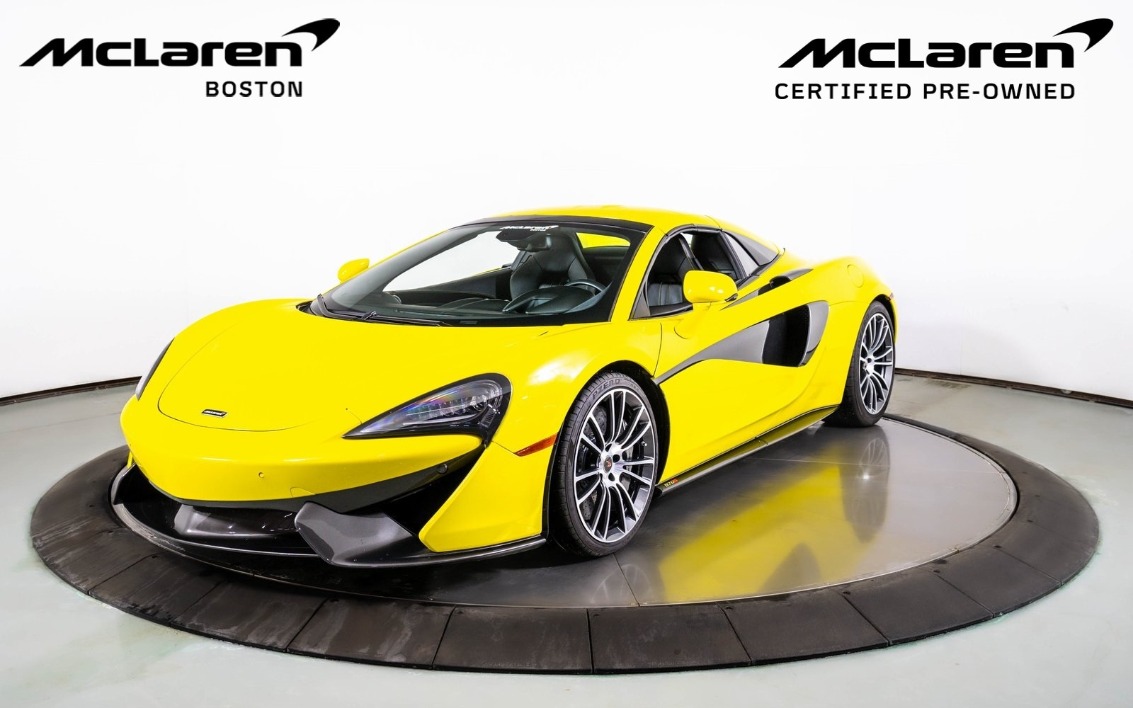 Certified 2018 McLaren 570S Base with VIN SBM13FAAXJW004519 for sale in Norwell, MA