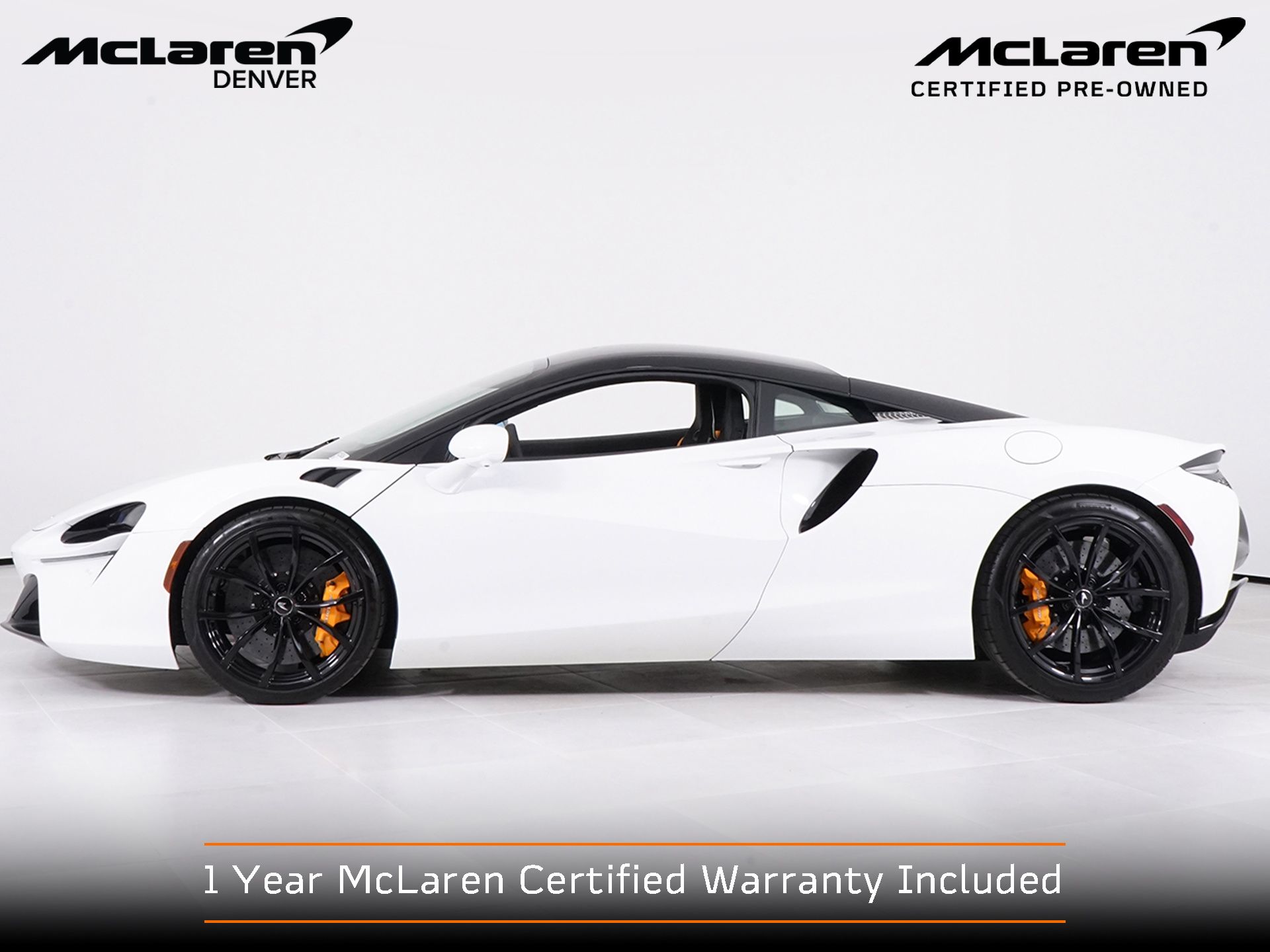 Certified 2023 McLaren Artura Base with VIN SBM16AEAXPW001908 for sale in Highlands Ranch, CO