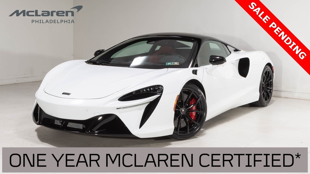 Certified 2023 McLaren Artura Techlux with VIN SBM16AEAXPW001150 for sale in West Chester, PA