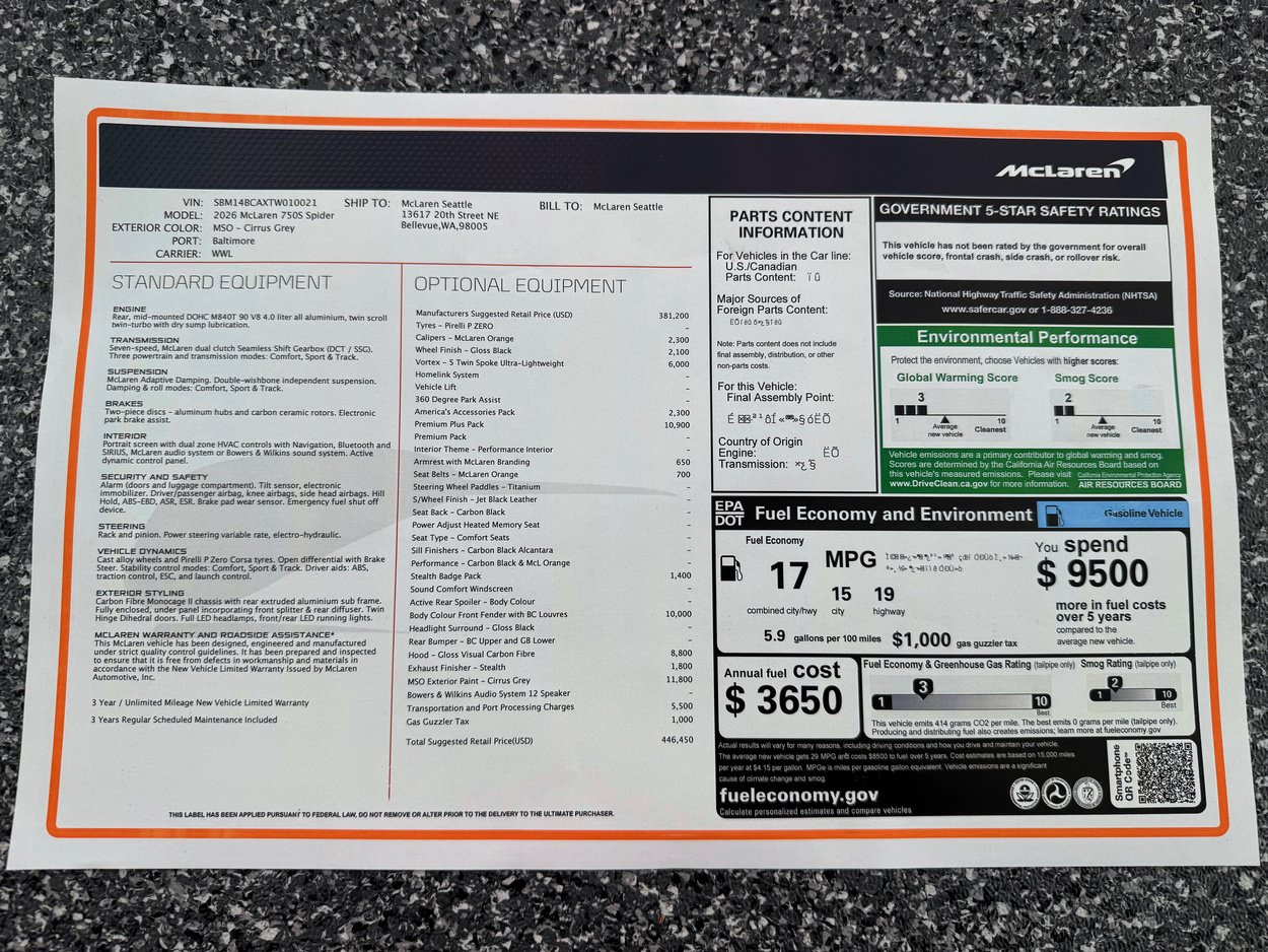 2026 McLaren 750S Base - Photo 50