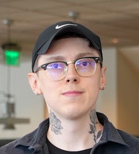 Staff member Logan Flesher from ID_3abecf