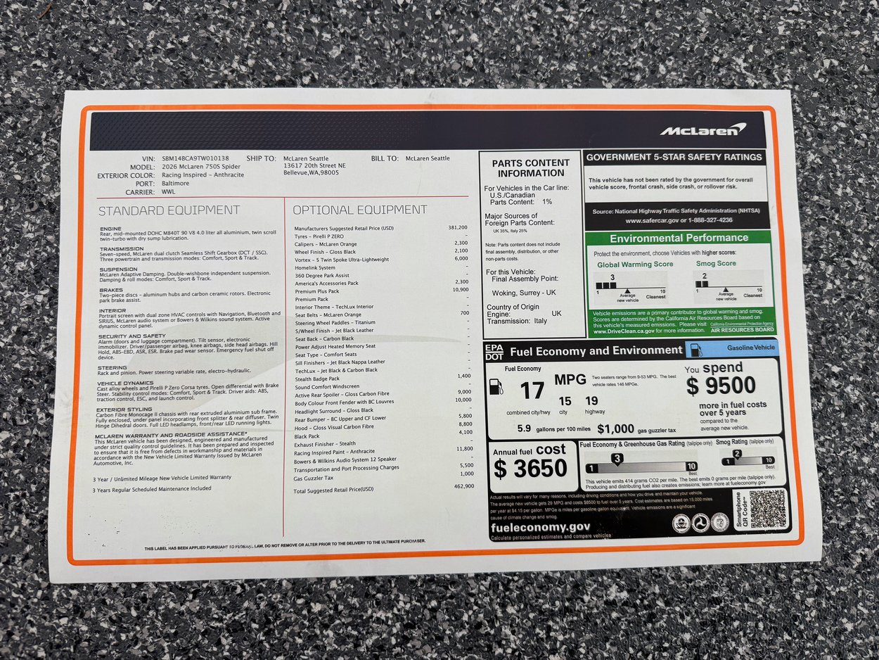 2026 McLaren 750S Base - Photo 50