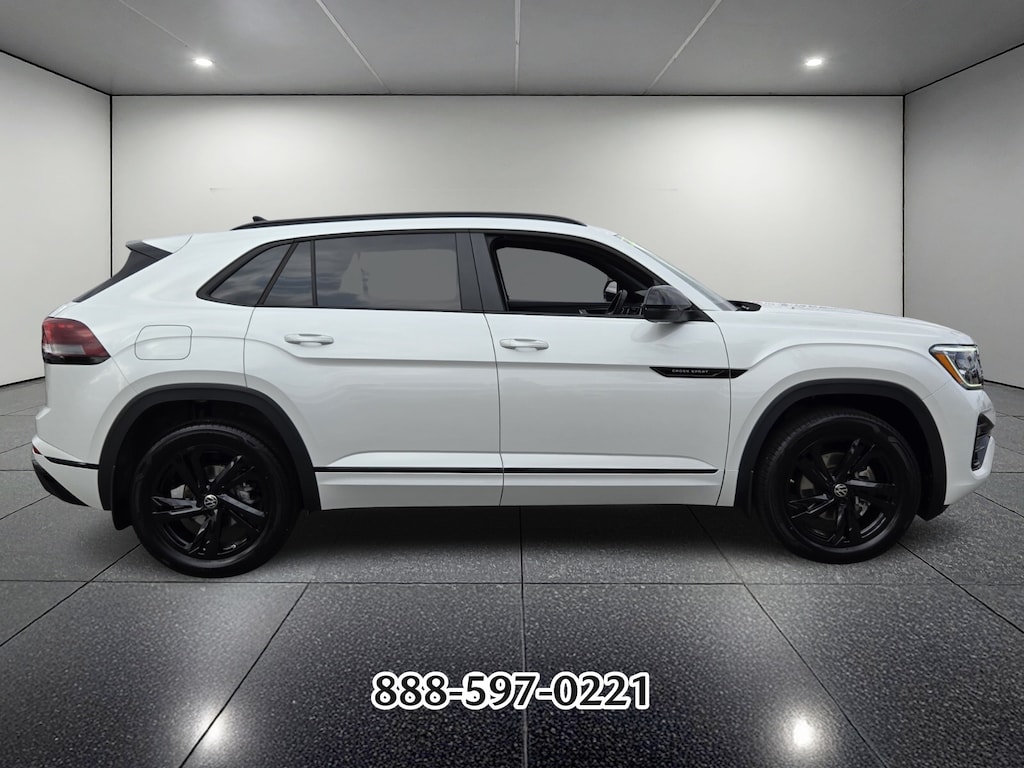 Certified 2025 Volkswagen Atlas Cross Sport 2.0T SEL R-Line Black SUV