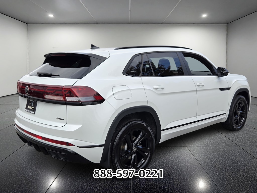 Certified 2025 Volkswagen Atlas Cross Sport 2.0T SEL R-Line Black SUV