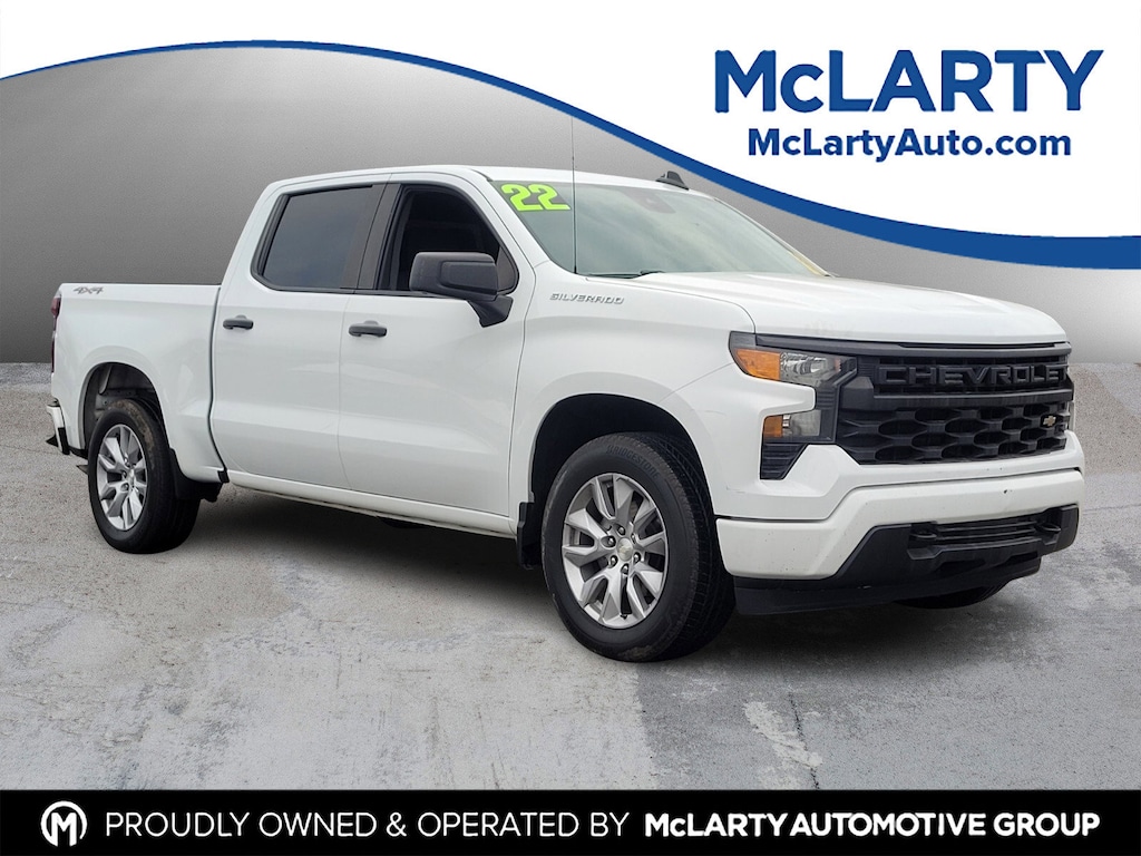 Used 2022 Chevrolet Silverado 1500 Custom Truck Crew Cab