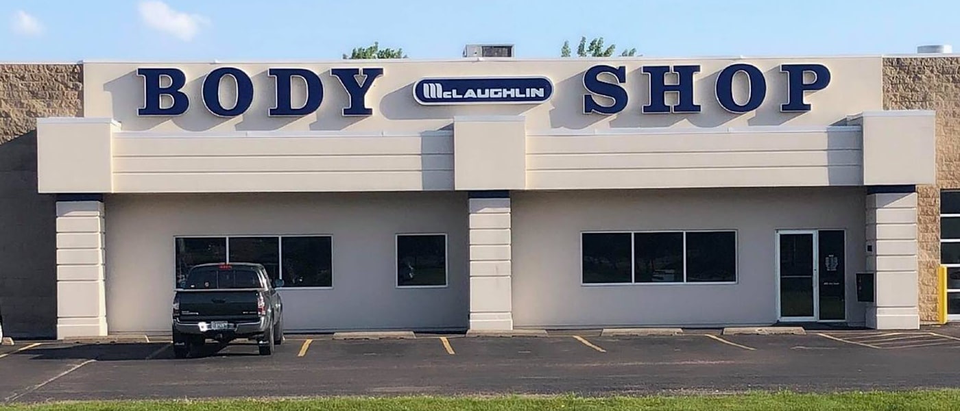 Mclaughlin Body shop view of building