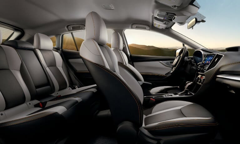2021 Subaru Crosstrek interior side view cut away