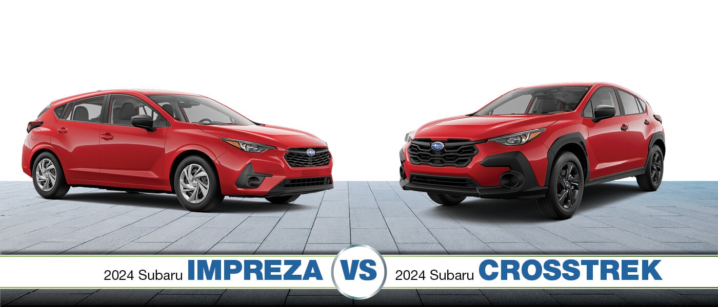 2024 Subaru Impreza vs Crosstrek Size, Features, Technology