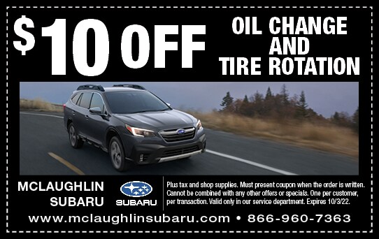 $10 Off Oil Change + Tire Rotation