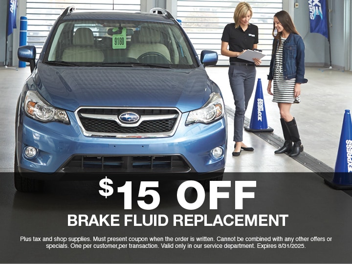 $15 Off Brake Fluid Replacement