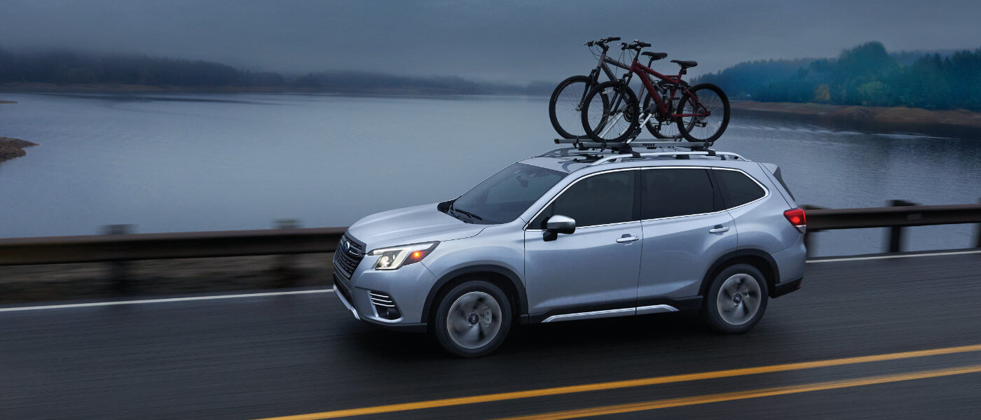 2024 Subaru Forester Exterior Bikes Highway