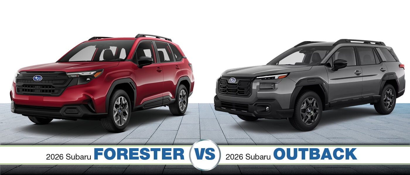 2026 Subaru Forester vs. Outback