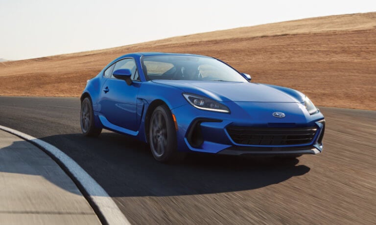 2025 Subaru BRZ Exterior On Desert Track Turn