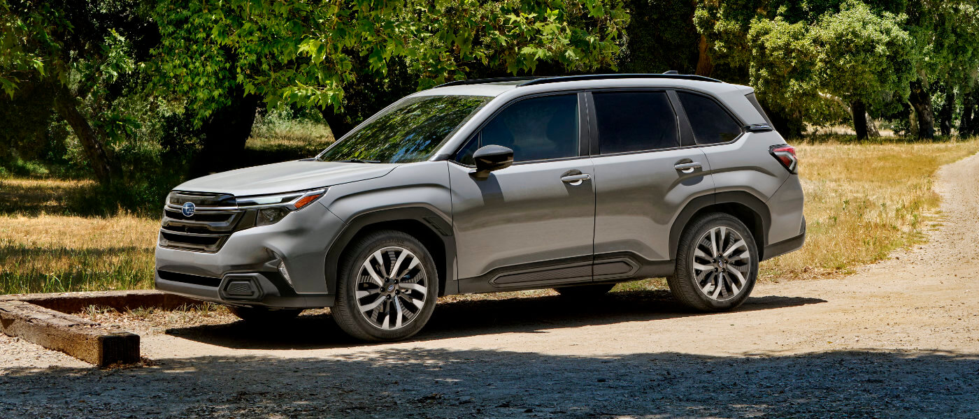 2025 Subaru Forester Exterior Parked By Forest