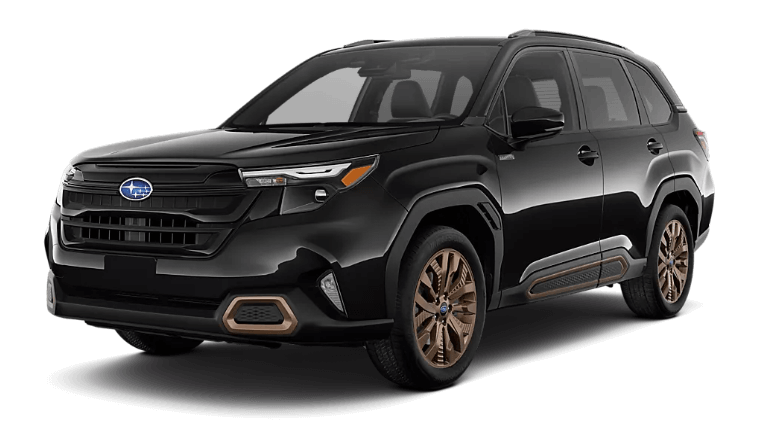 2025 Subaru Forester Sport Hybrid Exterior - Crystal Black Silica