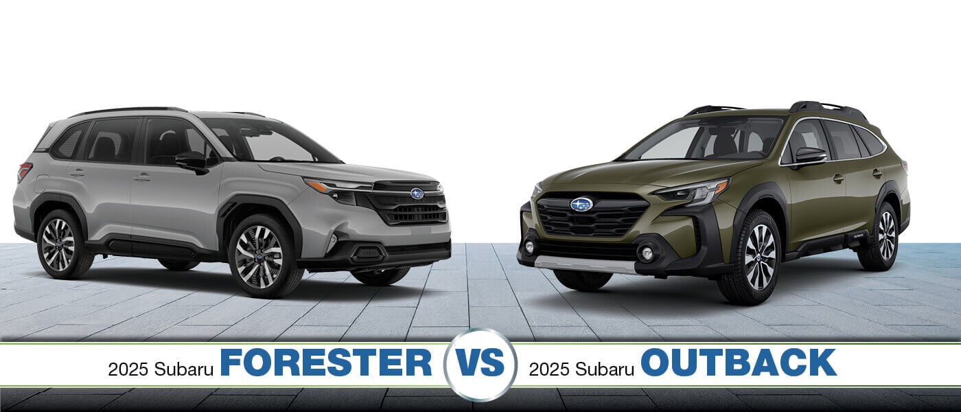 2025 Subaru Forester vs. Outback