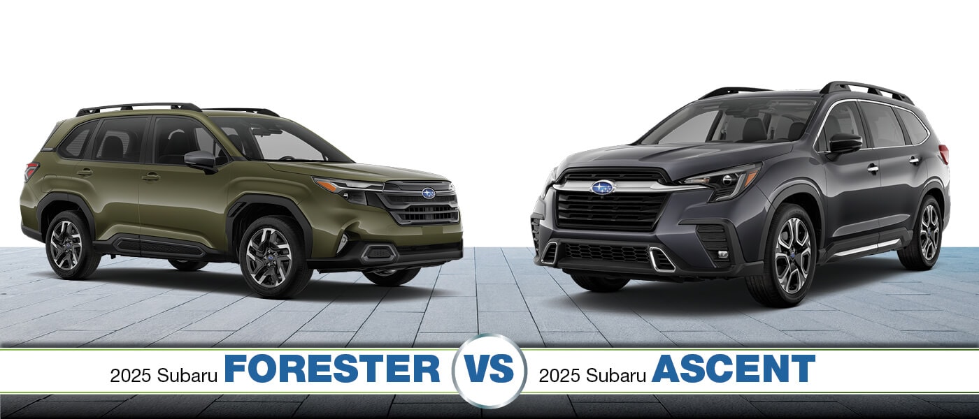2025 Subaru Forester vs. Ascent