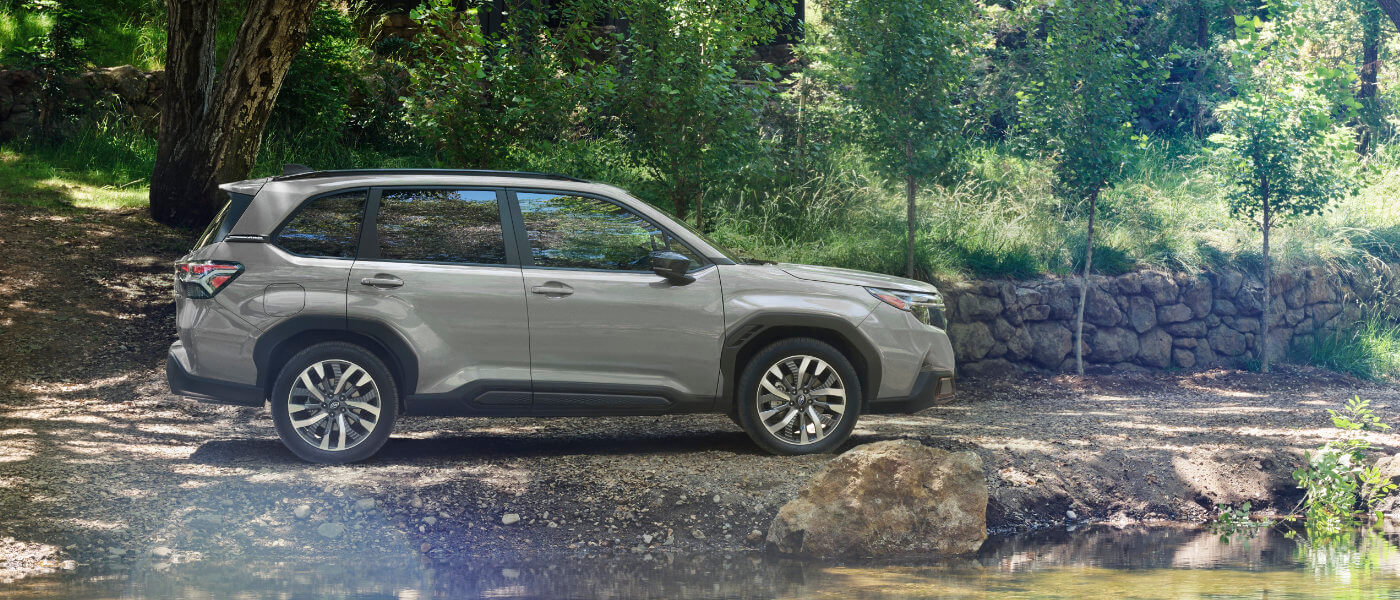 2025 Subaru Forester Exterior Near Forest Pond
