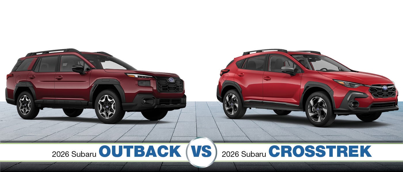 2026 Subaru Outback vs. Crosstrek