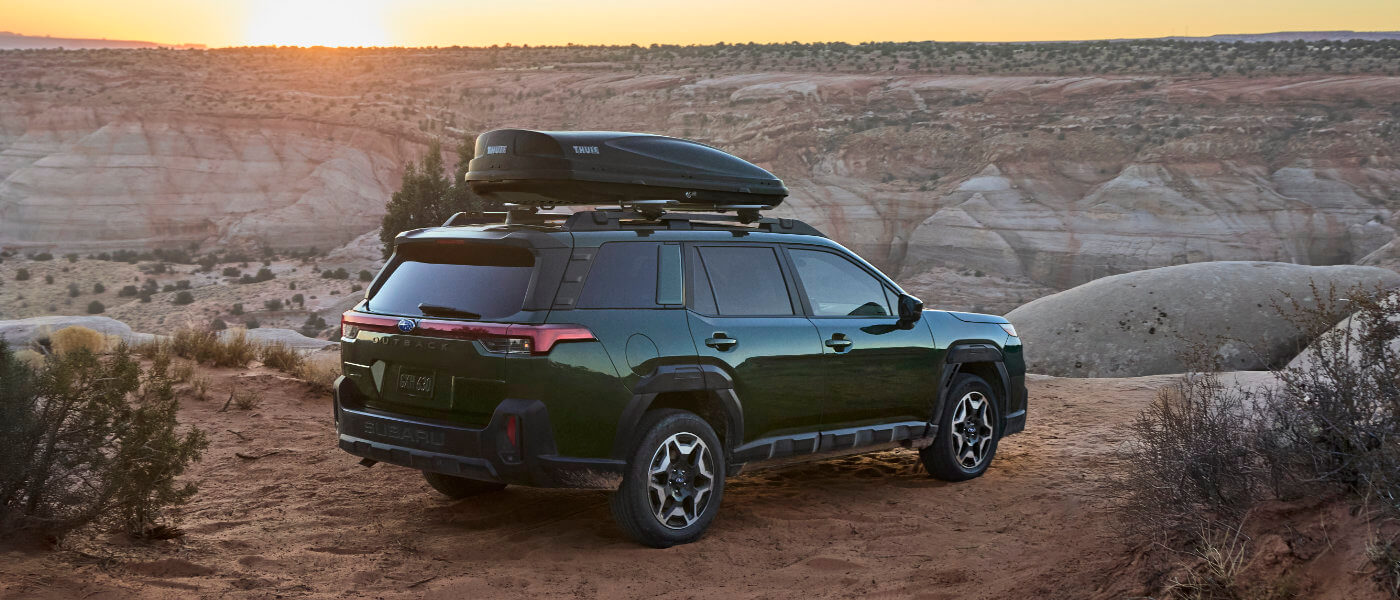 2026 Subaru Outback Exterior Parked On Canyon Edge
