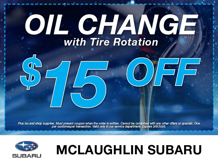 $15 Off Oil Change With Tire Rotation