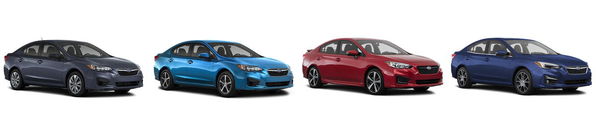 2019 Subaru Impreza Trims 2019 Subaru Impreza 2.0i, 2.0i Premium, 2.0i Sport & 2.0i Limited