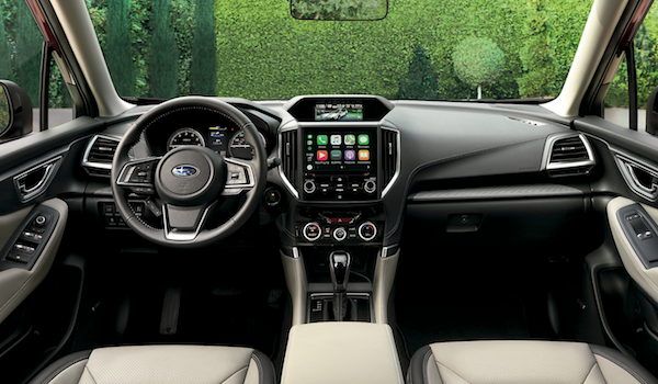 Subaru Forester Interior The dashboard of the Subaru Forester