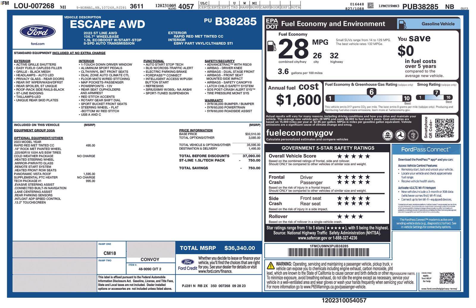2023 Ford Escape ST-Line - Photo 7