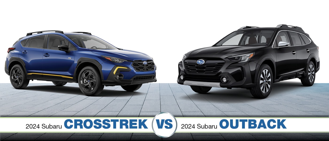 2024 Subaru Crosstrek vs. Outback