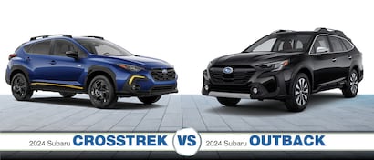 2024 Subaru Crosstrek vs. Outback | Size, Features, Colors