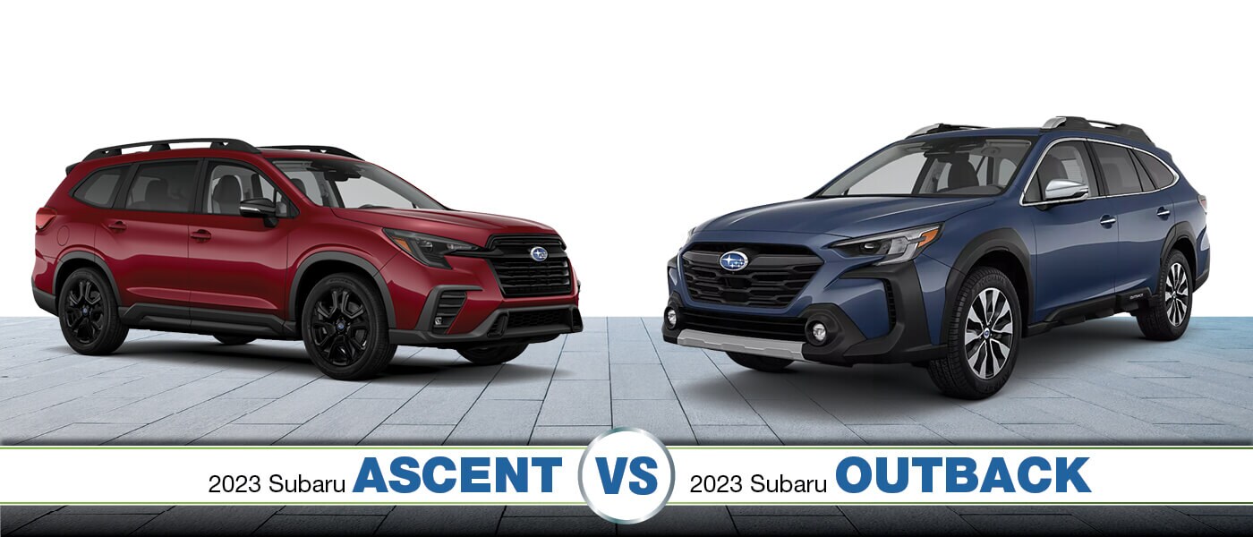 2023 Subaru Ascent vs. Subaru Outback
