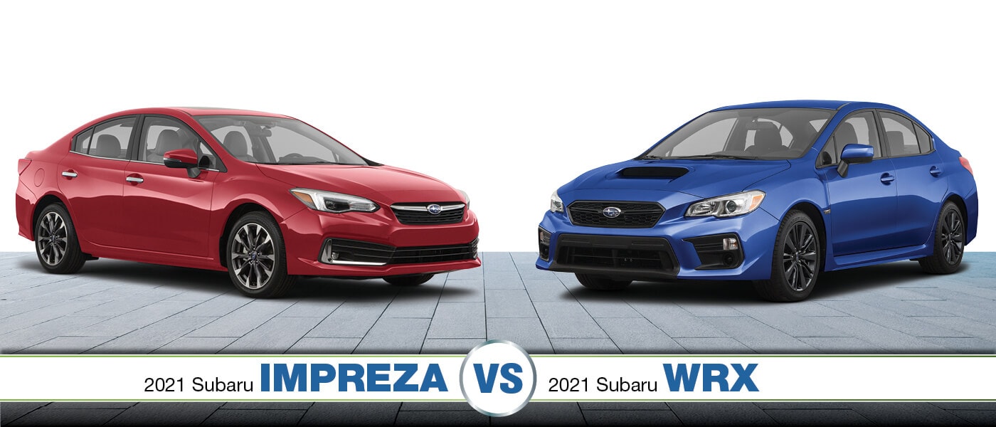 2021 Subaru Impreza vs. 2021 Subaru WRX