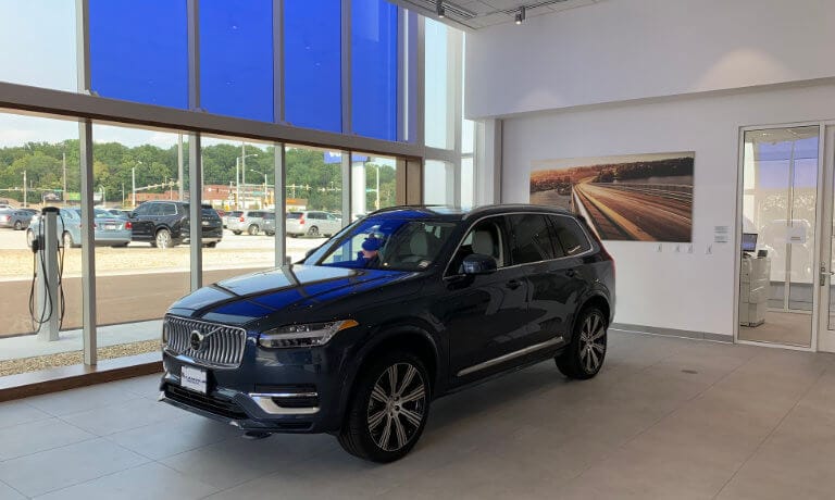 McLaughlin Volvo Interior Showroom With Vehicle