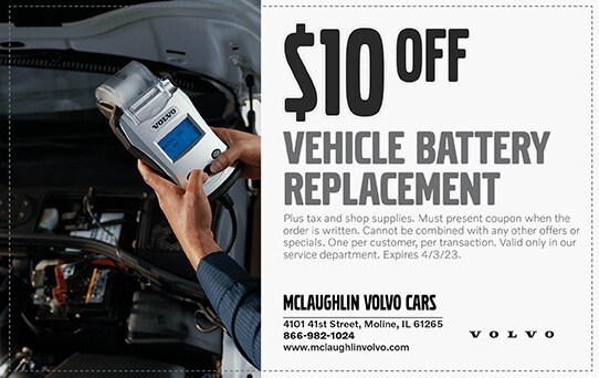 $10 Off Vehicle Battery Replacement