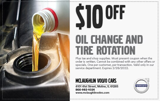 $10 Off Oil Change With Tire Rotation