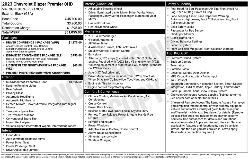 Used 2023 Chevrolet Blazer Premier SUV