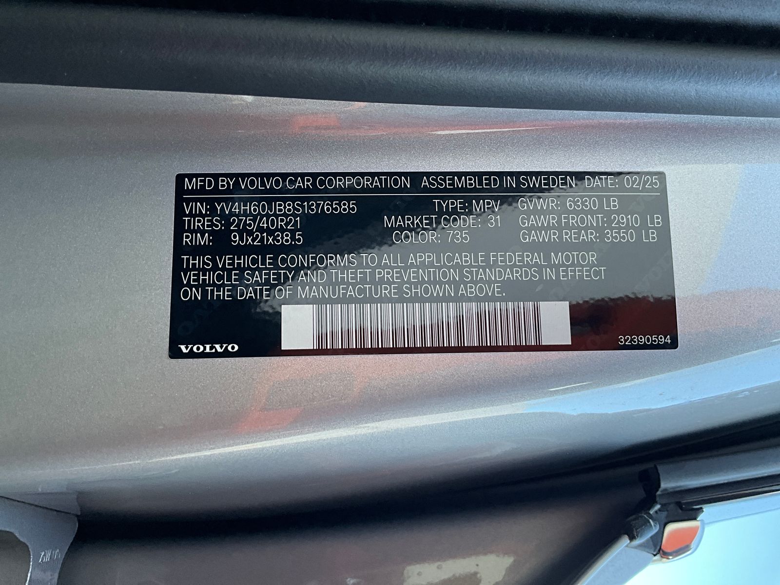2025 Volvo XC90 Plus - Photo 37