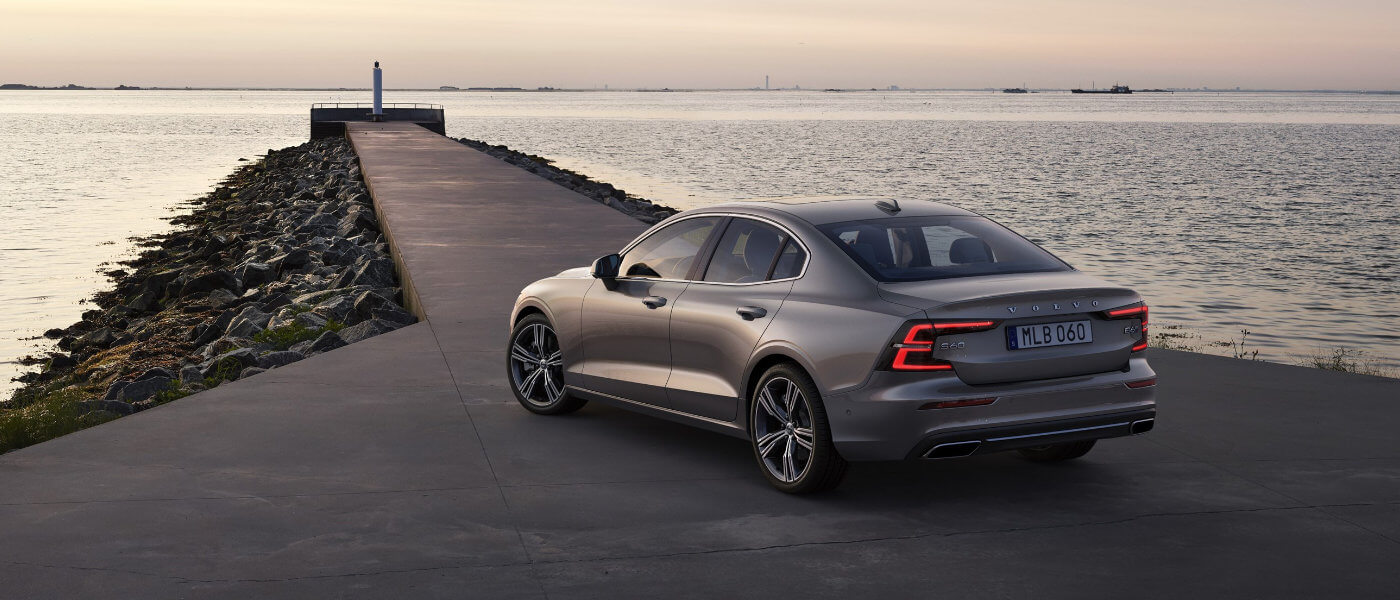 2021 Volvo S60 parked by the waterfront