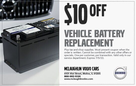 $10 Off Vehicle Battery Replacement