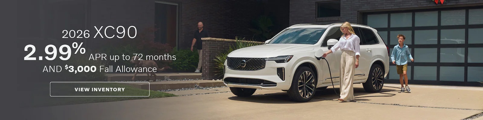 Get a 2026 Volvo XC90 with 2.99% APR for up to 72 months and a $3,000 Fall Allowance