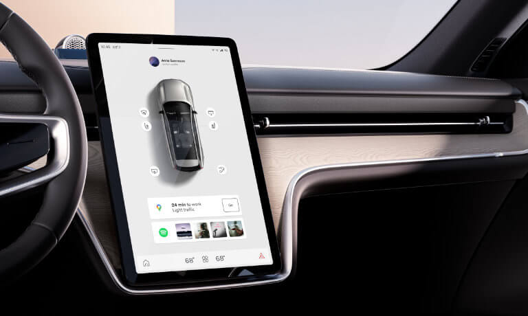 2025 Volvo EX90 Interior Safety Birds Eye Camera