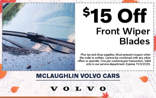 $15 Off Front Wiper Blades