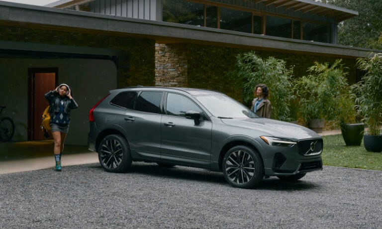 2026 Volvo XC60 Plug-in Hybrid Exterior Parked in Home Driveway