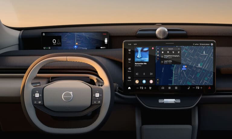 2027 Volvo EX60 driver's view