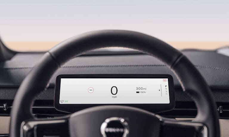 2025 Volvo EX90 Interior Steering Wheel Display