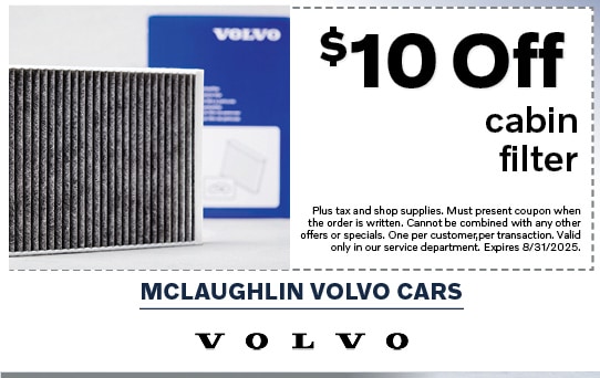 $10 Off Cabin Air Filter