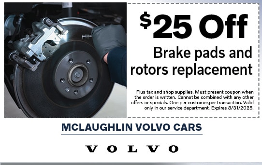 $25 Off Brake Pads and Rotors Replacement